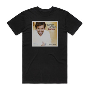 Thomas Anders This Time Album Cover T-Shirt Black