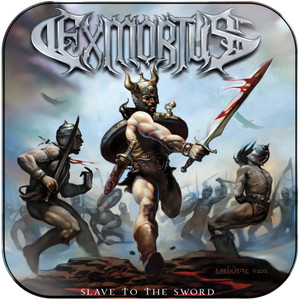 Exmortus Slave To The Sword Album Cover Sticker Exmortus Slave To The Sword Album Cover Sticker