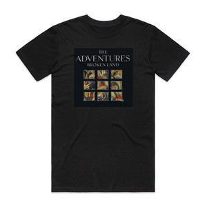 The Adventures Broken Land Album Cover T-Shirt Black The Adventures Broken Land Album Cover T-Shirt Black