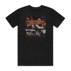 The Rocket Summer The Early Years Ep Album Cover T-Shirt Black