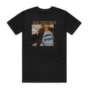 The Vaccines Combat Sports Album Cover T-Shirt Black The Vaccines Combat Sports Album Cover T-Shirt Black