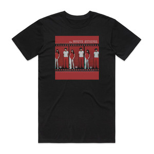The White Stripes The White Stripes Album Cover T-Shirt Black The White Stripes The White Stripes Album Cover T-Shirt Black