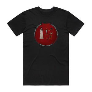 The White Stripes Seven Nation Army 1 Album Cover T-Shirt Black