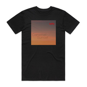 Taffy Caramel Sunset Album Cover T-Shirt Black Taffy Caramel Sunset Album Cover T-Shirt Black