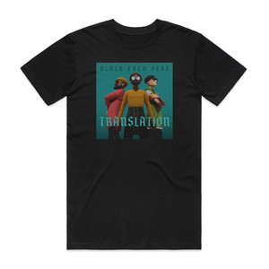 The Black Eyed Peas Translation Album Cover T-Shirt Black The Black Eyed Peas Translation Album Cover T-Shirt Black