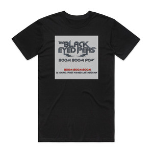 The Black Eyed Peas Boom Boom Pow Album Cover T-Shirt Black