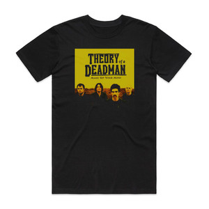 Theory of a Deadman Make Up Your Mind 1 Album Cover T-Shirt Black