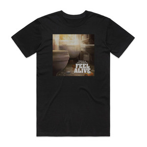 The Qemists Feel Alive Album Cover T-Shirt Black
