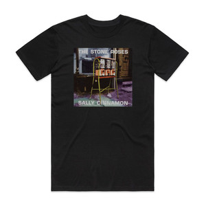 The Stone Roses Sally Cinnamon Album Cover T-Shirt Black