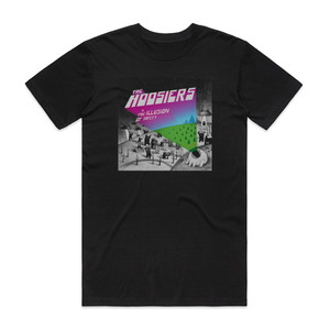 The Hoosiers The Illusion Of Safety Album Cover T-Shirt Black The Hoosiers The Illusion Of Safety Album Cover T-Shirt Black