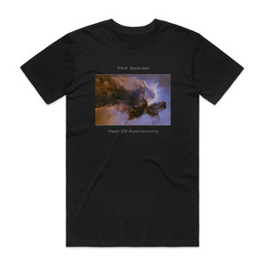 TM Solver Year Of Astronomy Album Cover T-Shirt Black TM Solver Year Of Astronomy Album Cover T-Shirt Black