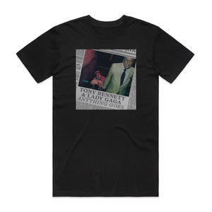 Tony Bennett Anything Goes Album Cover T-Shirt Black Tony Bennett Anything Goes Album Cover T-Shirt Black