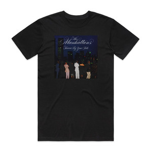 The Manhattans Forever By Your Side Album Cover T-Shirt Black The Manhattans Forever By Your Side Album Cover T-Shirt Black