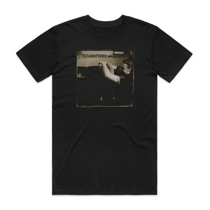 Tiziano Ferro Nessuno Solo Album Cover T-Shirt Black Tiziano Ferro Nessuno Solo Album Cover T-Shirt Black