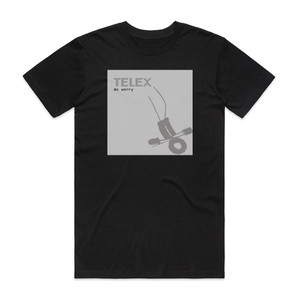 Telex Do Worry Club Remixes Album Cover T-Shirt Black Telex Do Worry Club Remixes Album Cover T-Shirt Black