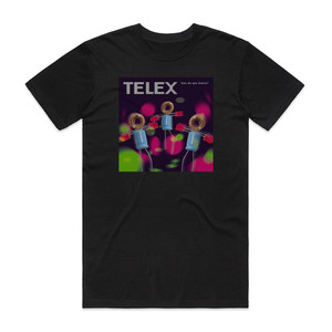 Telex How Do You Dance Album Cover T-Shirt Black Telex How Do You Dance Album Cover T-Shirt Black