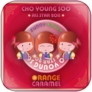Orange Caramel Funny Hunny Album Cover Sticker