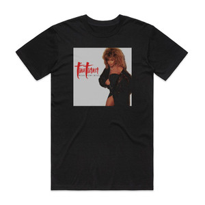 Tina Turner Break Every Rule Album Cover T-Shirt Black
