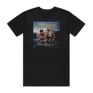 The Dubliners Live From The Gaiety Album Cover T-Shirt Black The Dubliners Live From The Gaiety Album Cover T-Shirt Black
