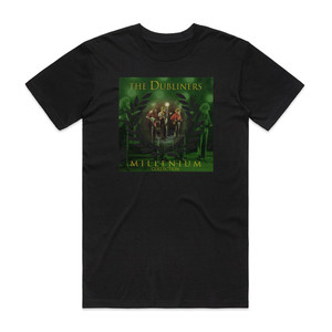 The Dubliners Millenium Collection Album Cover T-Shirt Black The Dubliners Millenium Collection Album Cover T-Shirt Black