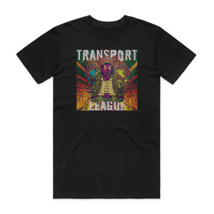 Transport League Twist And Shout At The Devil Album Cover T-Shirt Black Transport League Twist And Shout At The Devil Album Cover T-Shirt Black