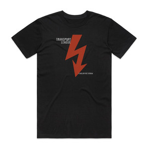 Transport League A Million Volt Scream Album Cover T-Shirt Black Transport League A Million Volt Scream Album Cover T-Shirt Black