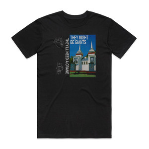 They Might Be Giants Theyll Need A Crane Album Cover T-Shirt Black They Might Be Giants Theyll Need A Crane Album Cover T-Shirt Black