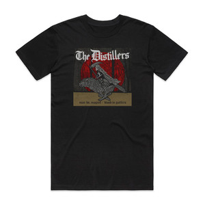 The Distillers Man Vs Magnet Blood In Gutters Album Cover T-Shirt Black The Distillers Man Vs Magnet Blood In Gutters Album Cover T-Shirt Black