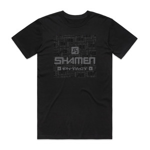 The Shamen En Tact Album Cover T-Shirt Black The Shamen En Tact Album Cover T-Shirt Black