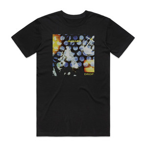 The Shamen Drop Album Cover T-Shirt Black The Shamen Drop Album Cover T-Shirt Black