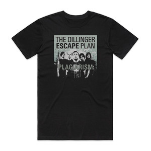 The Dillinger Escape Plan Plagiarism Album Cover T-Shirt Black