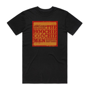 The Hoochie Coochie Men Live At The Basement Album Cover T-Shirt Black The Hoochie Coochie Men Live At The Basement Album Cover T-Shirt Black