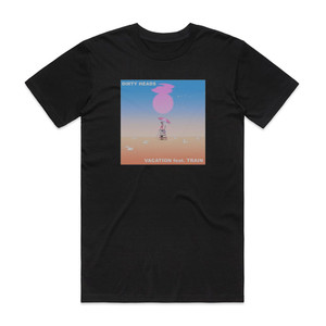 Train Vacation Album Cover T-Shirt Black Train Vacation Album Cover T-Shirt Black