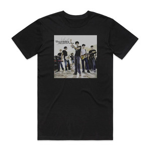 Thursday Five Stories Falling Album Cover T-Shirt Black