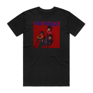 The Knack Round Trip Album Cover T-Shirt Black The Knack Round Trip Album Cover T-Shirt Black