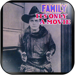 Family Its Only A Movie Album Cover Sticker