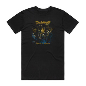Tombstoner Descent To Madness Album Cover T-Shirt Black