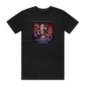 The Relentless American Satan Album Cover T-Shirt Black The Relentless American Satan Album Cover T-Shirt Black