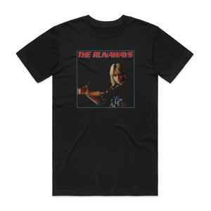 The Runaways The Runaways Album Cover T-Shirt Black The Runaways The Runaways Album Cover T-Shirt Black
