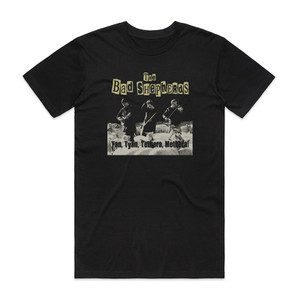 The Bad Shepherds Yan Tyan Tethera Methera Album Cover T-Shirt Black The Bad Shepherds Yan Tyan Tethera Methera Album Cover T-Shirt Black