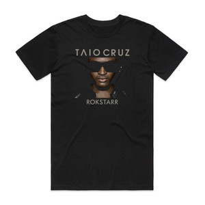 Taio Cruz Rokstarr Album Cover T-Shirt Black Taio Cruz Rokstarr Album Cover T-Shirt Black