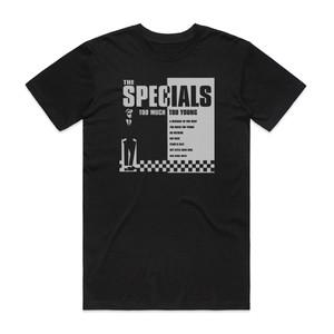 The Specials Too Much Too Young Album Cover T-Shirt Black The Specials Too Much Too Young Album Cover T-Shirt Black