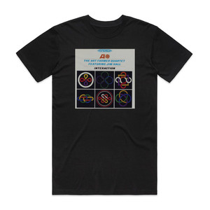 The Art Farmer Quartet Interaction Album Cover T-Shirt Black The Art Farmer Quartet Interaction Album Cover T-Shirt Black