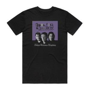Tom Robinson Faith Folk And Anarchy Album Cover T-Shirt Black