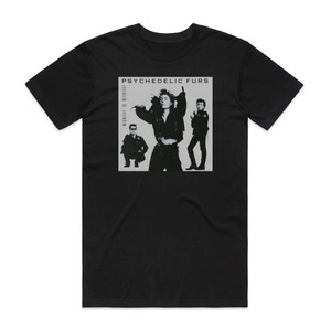 The Psychedelic Furs Midnight To Midnight Album Cover T-Shirt Black The Psychedelic Furs Midnight To Midnight Album Cover T-Shirt Black