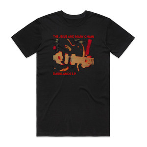 The Jesus and Mary Chain Darklands Ep Album Cover T-Shirt Black The Jesus and Mary Chain Darklands Ep Album Cover T-Shirt Black