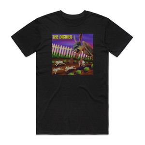 The Dickies Dogs From The Hare That Bit Us Album Cover T-Shirt Black The Dickies Dogs From The Hare That Bit Us Album Cover T-Shirt Black