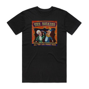 The Dickies All This And Puppet Stew Album Cover T-Shirt Black The Dickies All This And Puppet Stew Album Cover T-Shirt Black