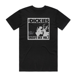 The Dickies Unsafe Sex Vol 1 Album Cover T-Shirt Black