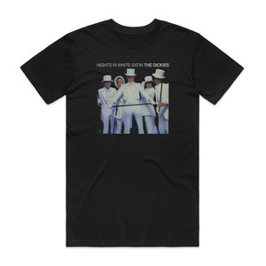 The Dickies Nights In White Satin Album Cover T-Shirt Black The Dickies Nights In White Satin Album Cover T-Shirt Black